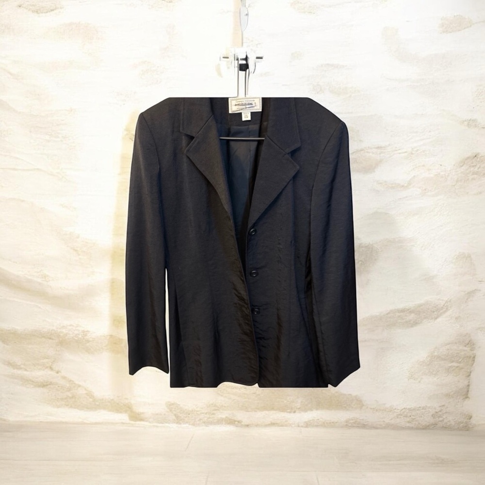 Stunning Y2K Express Women's Dark Blazer Sz 7/8